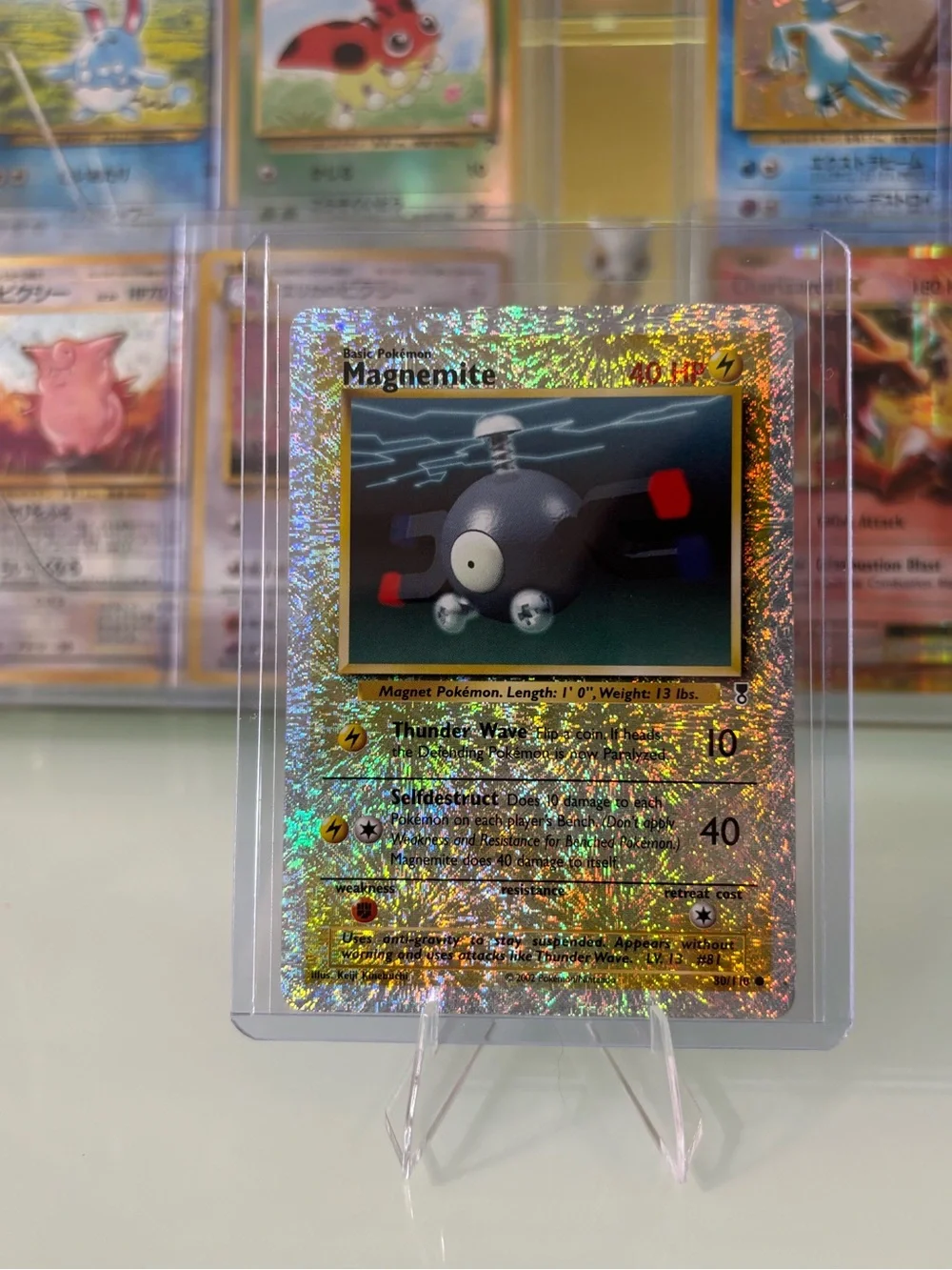 Magnemite #80: Legendary Collection Firework Holo